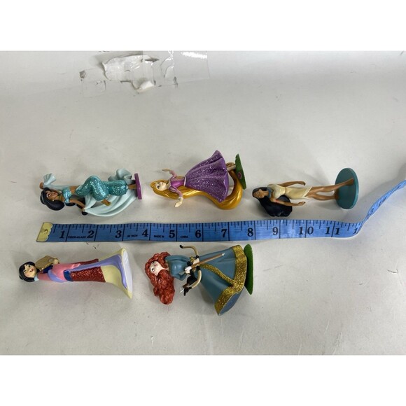 Disney Store Princess Jasmine Rapunzel PVC Figure Toy Lot of 5 Cake Toppers - Picture 7 of 7